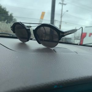 TOM FORD SUNGLASSES FARRAH gunmetal/black